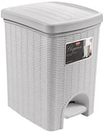 Kosze na śmieci - Stefanplast Stefan Plast 30800 kosz na śmieci, o wyglądzie rattan z tworzywa sztucznego, 31 x 27,5 x 39 cm 30800 - miniaturka - grafika 1