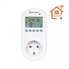 Warmtec EMULTIMAX Regulator temperatury termostat GRT-01 z Wi-Fi gniazdkowy pokojowy - Regulatory i termostaty Warmtec EMULTIMAX Regulator temperatury termostat GRT-01 z Wi-Fi gniazdkowy pokojowy - Regulatory i termostaty - miniaturka - grafika 1
