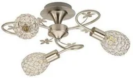 Lampy sufitowe - Krislamp Bella KR191-3PL plafon lampa sufitowa 3x40W E14 chrom - miniaturka - grafika 1