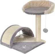 Drapaki dla kotów - Drapak Dla Kota Domek Legowisko Słupek Z Zabawkami - miniaturka - grafika 1