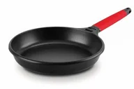 Patelnie - Fundix Castey fundix patelnia do pieczenia z odlewu aluminiowego powłoką zapobiegającą przywieraniu 16 cm ze zdejmowanym Czerwony uchwyt F2-I16 - miniaturka - grafika 1