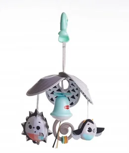 Tiny Love Pack & Go Mini Mobile Magical Tales, Black & White miniaturowy aparat dla niemowląt z uniwersalnym klipsem do mocowania w podróży, z 4 możliwościami zabawy, do użytku od urodzenia - Karuzele dla niemowląt - miniaturka - grafika 5