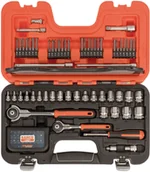 Zestawy narzędziowe - BAHCO Zestaw 91 szt. kluczy nasadowych i końcówek 1/4"" + 3/8"", [SW91] - miniaturka - grafika 1