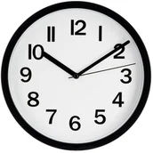 Zegary - Atmosphera Zegar ścienny do biura zegar na ścianę czarny 22 cm B07GZV3B9K - miniaturka - grafika 1