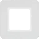 Klawisze i ramki - Berker Ramka pojedyncza biały aksamit Q 7 10116189 - miniaturka - grafika 1