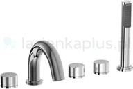 Baterie wannowe i prysznicowe - Paffoni Jo bateria wannowo-prysznicowa chrom JO044CR - miniaturka - grafika 1