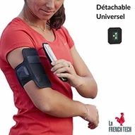 Akcesoria do MP3 - Shapeheart Uniwersalna magnetyczna opaska sportowa z czujnikiem Cardio do telefonów komórkowych XL do 16,8 cm, czarna 3322863069220 - miniaturka - grafika 1