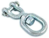 Łańcuchy i liny stalowe - Chle-mar Krętlik ocynkowany 10mm - miniaturka - grafika 1