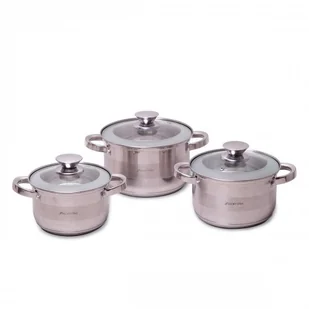 Kamille Zestaw komplet garnków ze stali nierdzewnej 6el. 4915 - Zestawy garnków i patelni - miniaturka - grafika 4