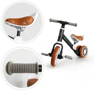 ECOTOYS Rower rowerek biegowy jeździk z pedałamiI 2w1 czarny 1186 - Jeździki dla dzieci - miniaturka - grafika 8