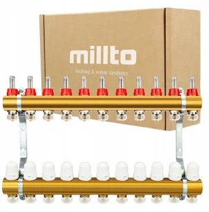 Rozdzielacz ogrzewania podłogowego podłogówki 11 - Akcesoria grzewcze - miniaturka - grafika 2