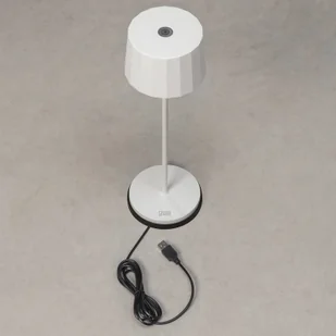 Konstsmide Lampa stołowa LED Positano zewnętrzna, biała - Lampy ogrodowe - miniaturka - grafika 5