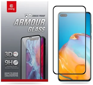 Huawei CRONG Crong 3D Armour Glass Szkło Hartowane 9H na ekran P40 + ramka instalacyjna CRG-3DAG-HP40 - Szkła hartowane na telefon - miniaturka - grafika 6