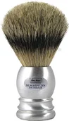 Pędzle do golenia - Hans Baier Exclusive Pędzel do golenia srebrne końcówki-włosia borsuczego, uchwyt z aluminium, 23,5 MM  Hans Baier 53862 - miniaturka - grafika 1