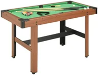 Zabawki i gry sportowe - shumee Stół bilardowy 4 stopy 122 x 61 x 76 cm brązowy - miniaturka - grafika 1