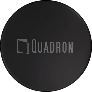 QUADRON Zaślepka QUADRON w kolorze VERY BLACK czarny mat) - Akcesoria do armatury i ceramiki - miniaturka - grafika 2