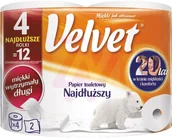 Papier toaletowy - Velvet Care Najdłuższy Papier toaletowy 4 rolki - miniaturka - grafika 1