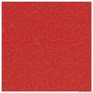 Papstar , 50 serwetek "Royal Collection" 1/4 składane 40 cm x 40 cm Czerwony "Casali", # 84879 84879 - Pozostałe akcesoria barmańskie - miniaturka - grafika 2