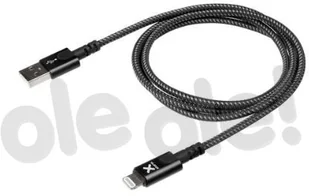 XTORM kabel USB Lightning 1m czarny - Kable USB - miniaturka - grafika 2