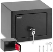 Sejfy i kasy pancerne - G21 kompaktowy meblowy z zamkiem na klucz stalowy 23x17x17 cm - miniaturka - grafika 1