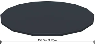 Bestway Pokrywa na basen Flowclear, 457 cm vidaXL - Akcesoria do basenów - miniaturka - grafika 7