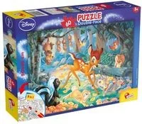 Lisciani Puzzle dwustronne plus Bambi 60 - Puzzle - miniaturka - grafika 2