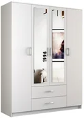 Szafy - SZAFA Romana Lustro 160cm BIEL ROMANA 160 BIEL KPL - miniaturka - grafika 1