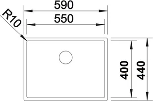Blanco Claron 550-IF 521578 z kor InFino - Zlewozmywaki - miniaturka - grafika 5