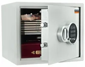 Sejfy i kasy pancerne - G21 150 Szafer biurowy 3mm! zamek elektroniczny 22 litry wymiary 280x340x317 mm) 15076451 76451-uniw - miniaturka - grafika 1