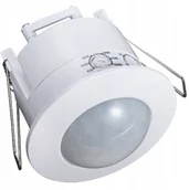 Czujniki ruchu i zmierzchu - Czujnik Ruchu Sufitowy Do Wbudowania Led 360 Biały - miniaturka - grafika 1