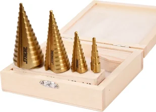 Sthor ZESTAW WIERTEŁ STOPNIOWYCH 4SZT 22617 - Wiertła - miniaturka - grafika 2