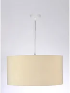 Lampy sufitowe - Koncept BPSKONCEPT Lampa wisząca welurowa beżowy srebrny tkanina pcv Hemlata 60 BPS 010-028-60CM - miniaturka - grafika 1