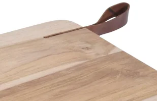 EH Excellent Houseware Deska TEKOWA do krojenia serwowania 40x25cm 121237 - Deski do krojenia - miniaturka - grafika 2