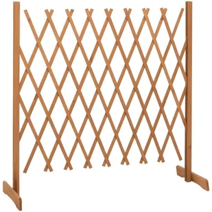 vidaxl Ogrodowy płot kratkowy, pomarańczowy, 180x100 cm, lita jodła 314828 - Ogrodzenia - miniaturka - grafika 2