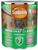 Farby i impregnaty do drewna - Sadolin Impregnat do drewna Hybrydowy ciemny szary 0 75 l 5327494 - miniaturka - grafika 1