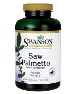 SWANSON Saw Palmetto 540mg - (250 kap) - Witaminy i minerały dla sportowców - miniaturka - grafika 2