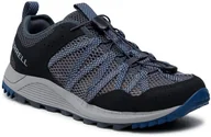 Buty trekkingowe męskie - Merrell Trekkingi Wildwood Aerosport J036115 Szary - miniaturka - grafika 1