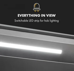 Klarstein Royal Flush Eco 90 Czarny (CGCH3-RoyalFlush90-E) - Okapy kuchenne - miniaturka - grafika 4