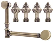 Nogi i stelaże do wanien - KERRA Nogi i odpływ do wanny ANTICA KERRA - miniaturka - grafika 1