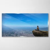 Obrazy i zdjęcia - PL Coloray Obraz na Szkle miasto klif niebo kobiety 140x70cm - miniaturka - grafika 1