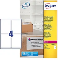 Dodatki do drukarek i skanerów - Avery l7993 25 odporna na warunki atmosferyczne etykiety na przesyłki L7994-25 - miniaturka - grafika 1