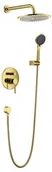 Zestawy prysznicowe - Blue Water bateria system prysznicowy podtynkowy Denver DEN-ZKP.150 złoty - miniaturka - grafika 1