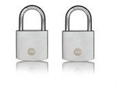 Kłódki - Yale Y120B/50/127/2 kłódka mosiężna chromowana - miniaturka - grafika 1