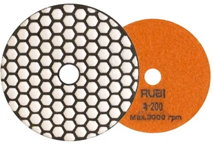 RUBI Dysk Polerski Na Sucho do Kamienia P200 - Tarcze do pił - miniaturka - grafika 2