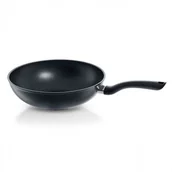 Patelnie - Fissler Cenit 28 Cm Czarna Patelnia Wok Nieprzywierający - miniaturka - grafika 1