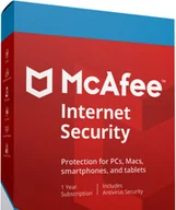 Programy antywirusowe - Kaspersky McAfee Internet Security 1 PC/1 rok Polska wersja językowa! - miniaturka - grafika 1