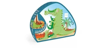 Scratch Puzzle konturowe Krokodyl 36 elem. mokopico-1608-0 - Puzzle - miniaturka - grafika 2