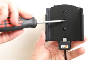 Brodit AB Uchwyt do Huawei P10 Plus z wbudowanym kablem USB oraz ładowarką samochodową 721031 - Uchwyty samochodowe do telefonów - miniaturka - grafika 5