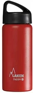 Butelki termiczne - Thermo  Classic termos butelka butelka do picia ze stali nierdzewnej szerokie otwarcie izolacyjna 0.5L, czerwony, 500 ml PLTA5R - miniaturka - grafika 1