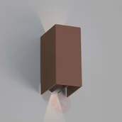 Lampy ogrodowe - Faro BARCELONA Kinkiet zewnętrzny LED Blind, rdzawobrązowy - miniaturka - grafika 1